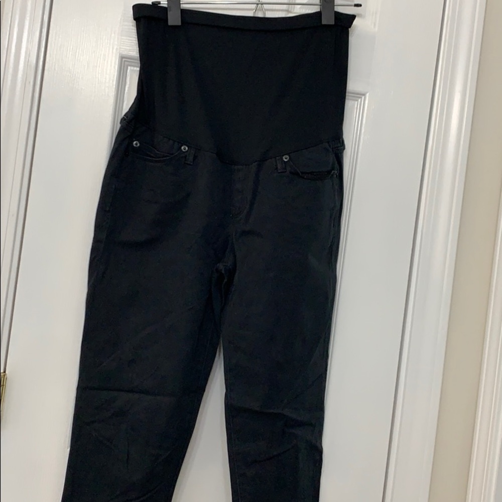 Black maternity jeans